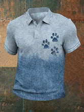 Herren Jeans-Pfote T-Shirt